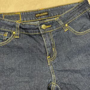 RocaWear Jeans Women 11 (32x32) Dark Wash Bootcut Mid Rise Comfort Stretch Denim